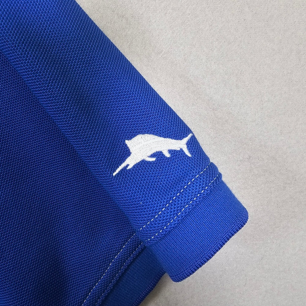 Tommy Bahama 3XL Blue Polo Shirt Marlin Embroidered Golf Casual - Picture 3 of 8